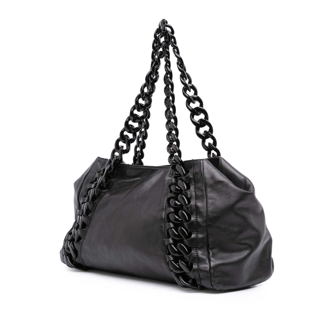 Chanel CC Calfskin Modern Chain Rhodoid East West Tote