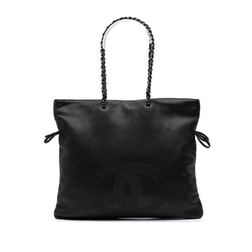 Chanel CC Lambskin Studded Bonbons Tote