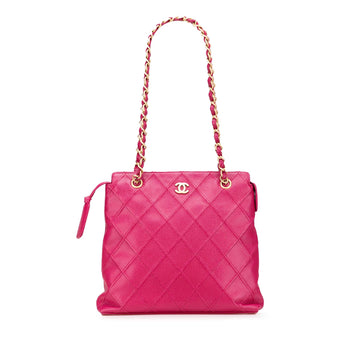 Chanel CC Quilted Caviar Chain Tote