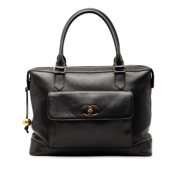 Chanel Caviar Front Pocket Tote