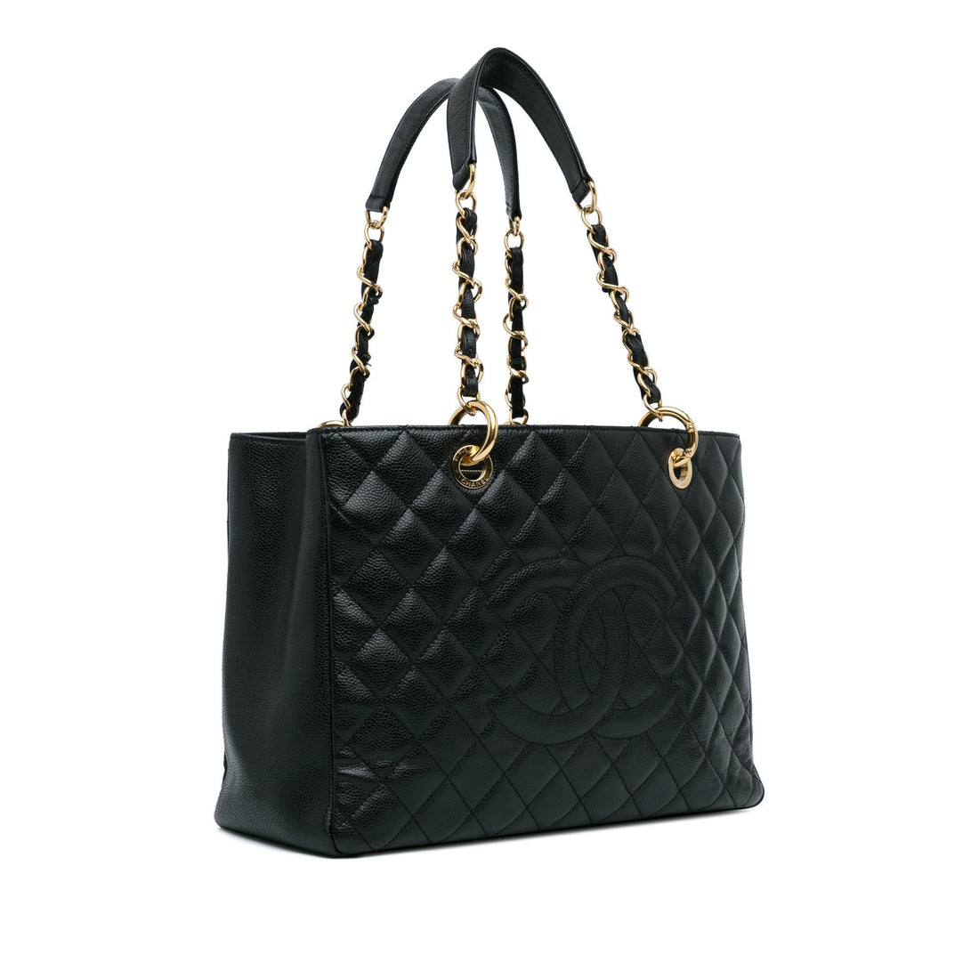Chanel Caviar Grand Shopping Tote (SHG-8A60Nv)