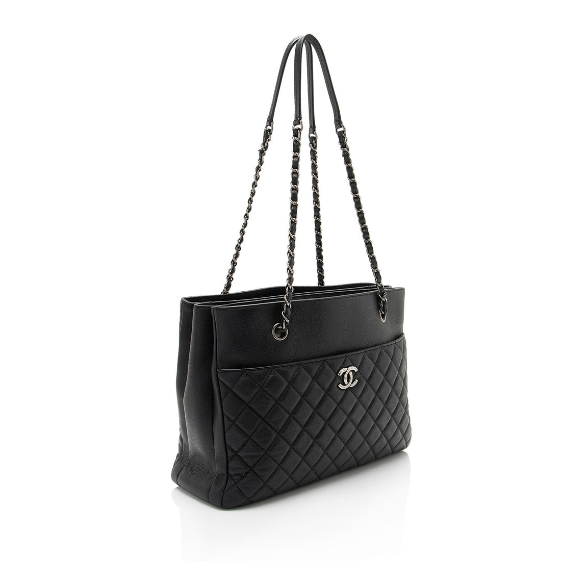 Chanel Caviar Leather Urban Companion Tote (SHF-nAN9Fg)