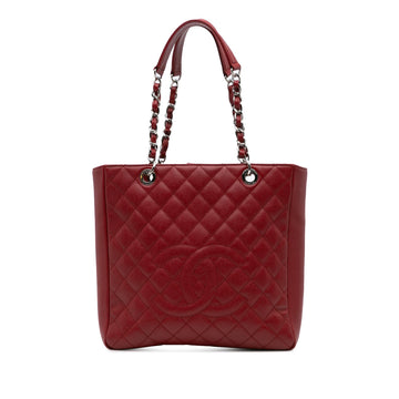Chanel Caviar Vertical Grand Shopping Tote