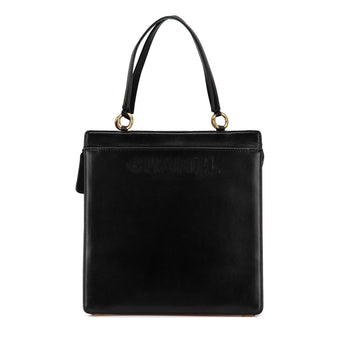 Chanel Lambskin Logo Tote