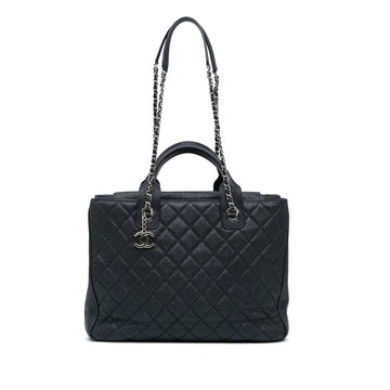 Chanel Large Quilted Caviar Urban Companion Tote (SHG-ACS)
