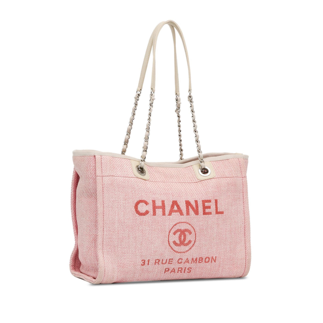 Chanel Medium Canvas Deauville Tote (SHG-6SPuzp)