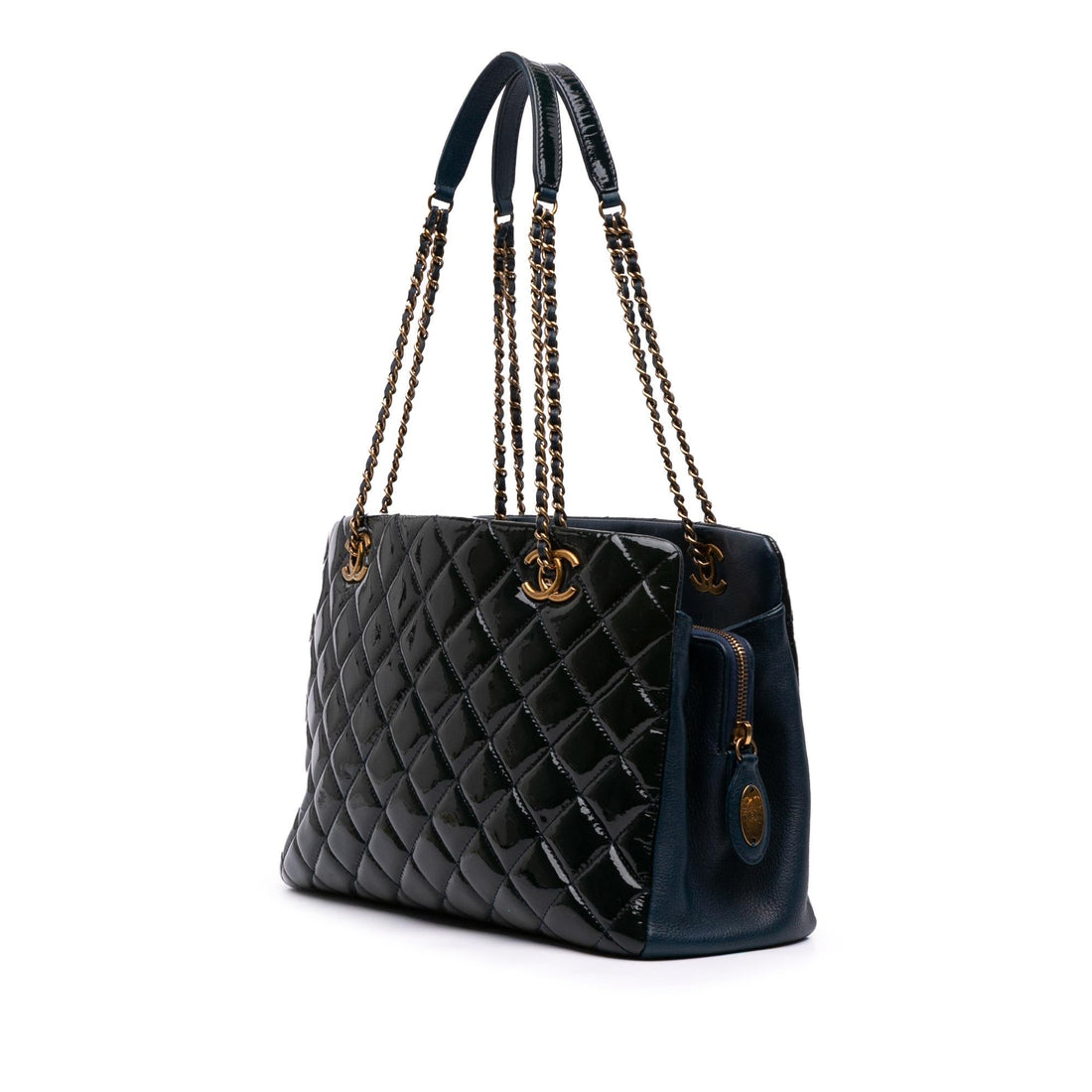 Chanel Paris Salzburg 1:1 Rep and Goatskin CC Eyelet Tote