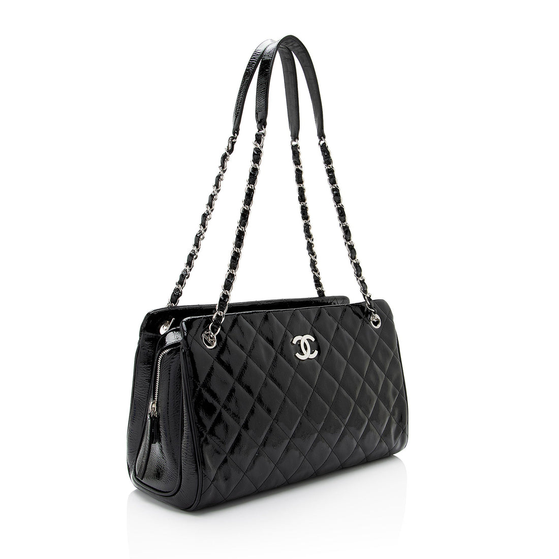 Chanel 1:1 Rep Leather CC Angle Tote (SHF-a6O8IJ)