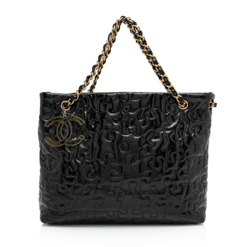 Chanel 1:1 Rep Leather Puzzle Tote (SHF-uPxGaG)