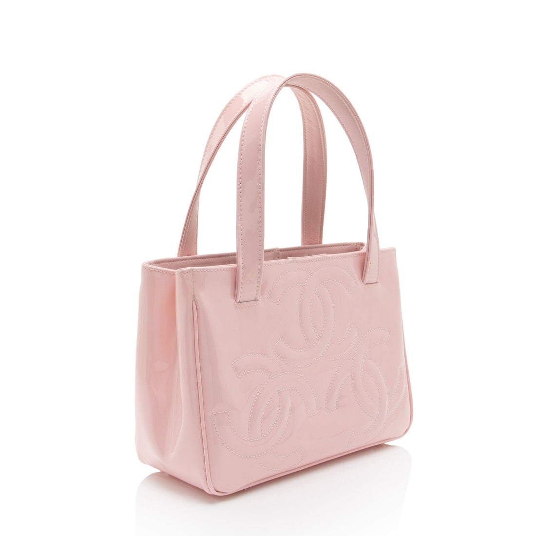 Chanel 1:1 Rep Leather Triple CC Small Tote (SHF-Kk4uom)