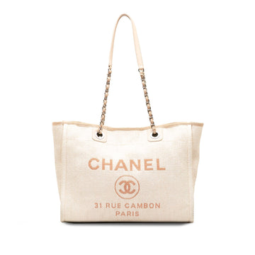 Chanel Small Deauville Tote Bag (SHG-PwaxUa)
