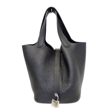 HERMES Picotin Lock 18 PM Taurillon Clemence Leather Bag