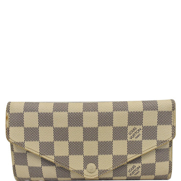 LOUIS VUITTON Josephine  Damier Azur Wallet White