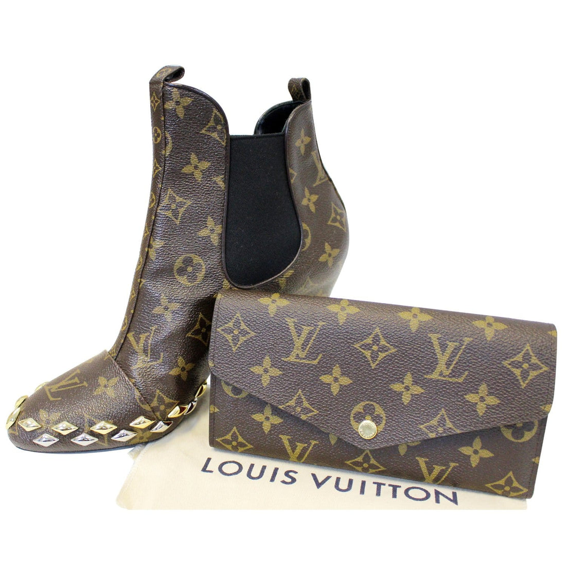 LOUIS VUITTON Sarah NM Monogram Canvas Wallet