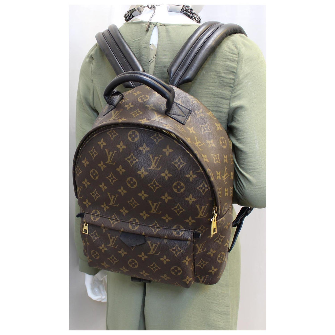 LOUIS VUITTON Palm Springs MM Monogram Canvas Backpack Bag