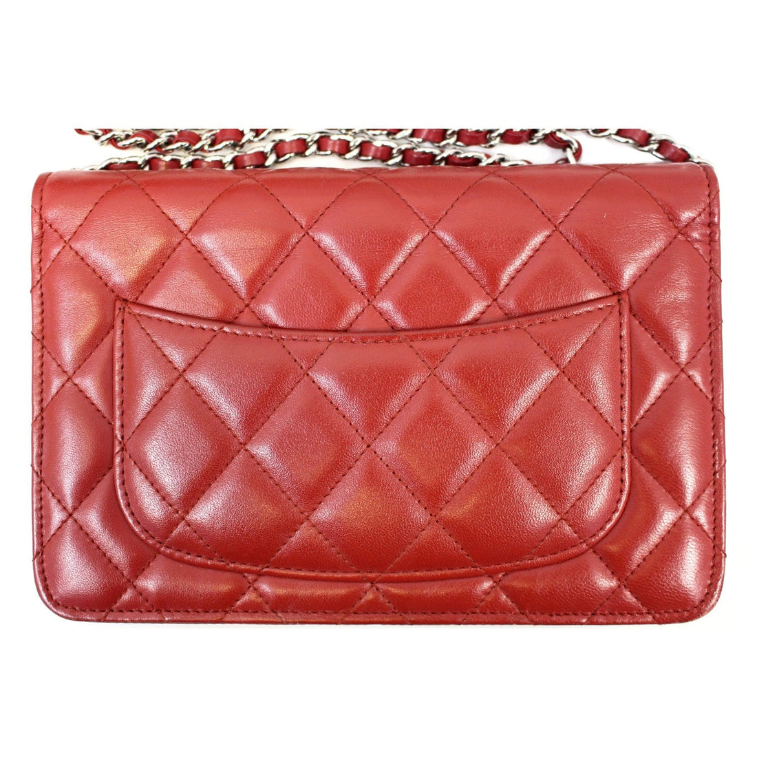 CHANEL Wallet on Chain Quilted Leather Shoulder Crossbody Bag