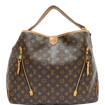 LOUIS VUITTON Delightful GM Monogram Canvas Shoulder Bag Brown