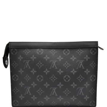 LOUIS VUITTON Voyage MM Monogram Eclipse Pochette Bag Black - 10% OFF