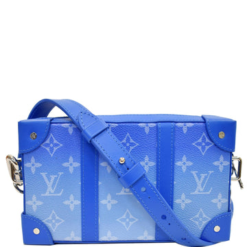 LOUIS VUITTON Soft Trunk Monogram Clouds Crossbody Bag Blue