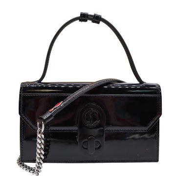CHRISTIAN LOUBOUTIN Elisa Baguette New 1:1 Rep Leather Clutch Bag Black