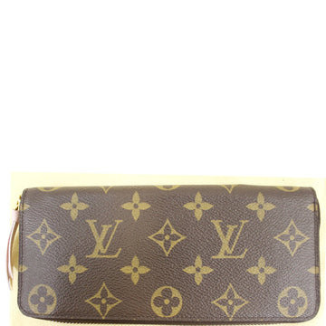 LOUIS VUITTON Clemence Monogram Canvas Wallet