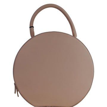 MANSUR GAVRIEL Large Circle Leather Tote Bag Pink