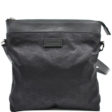 GUCCI GG Monogram Nylon Small Messenger Bag Black 510342