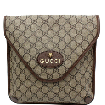 GUCCI Neo  Medium GG Supreme Canvas Messenger Bag Beige 598604