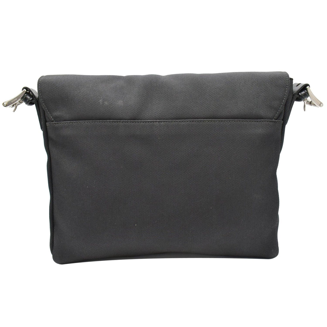 GUCCI Techno Large Web Nylon Canvas Messenger Bag Black 337074