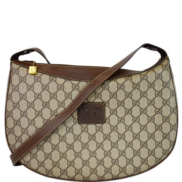GUCCI  GG Supreme Canvas Shoulder Bag Beige