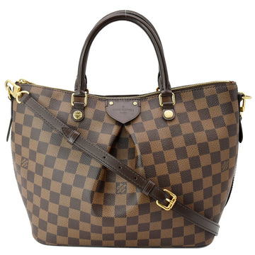 LOUIS VUITTON Siena PM Damier Ebene Shoulder Bag Brown