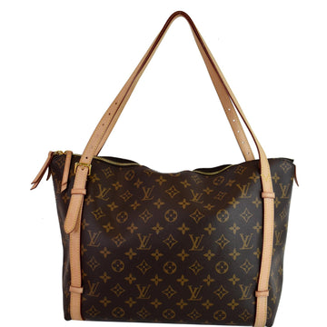 LOUIS VUITTON Tuileries Monogram Canvas Shoulder Bag Brown