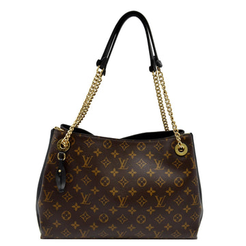 LOUIS VUITTON Surene MM Monogram Canvas Shoulder Bag Black