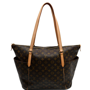 LOUIS VUITTON Totally GM Monogram Canvas Tote Shoulder Bag Brown