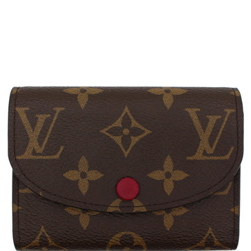 LOUIS VUITTON Rosalie Monogram Canvas Coin Purse Fuchsia