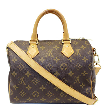 Louis Vuitton Speedy 25 Bandouliere Monogram Canvas Shoulder Bag
