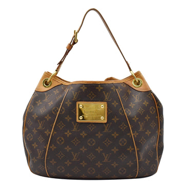 LOUIS VUITTON Galliera PM Monogram Canvas Shoulder Bag Brown