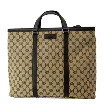 GUCCI Borsa Donna Large GG Canvas Tote Bag Beige 449169