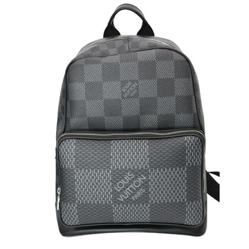 LOUIS VUITTON Campus Damier Graphite Canvas Backpack Bag Gray