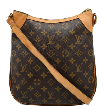 LOUIS VUITTON Odeon PM Monogram Canvas Crossbody Bag Brown