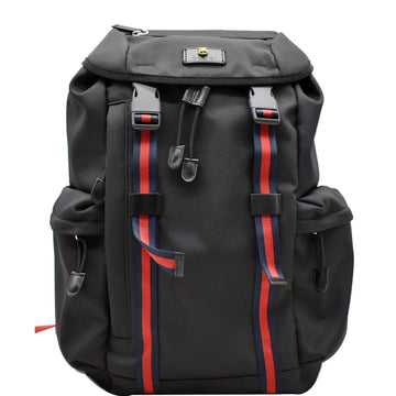 GUCCI Techno Fabric Backpack Bag Black 429037