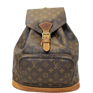 LOUIS VUITTON Montsouris GM Monogram Canvas Backpack Bag