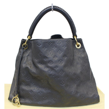 Louis Vuitton Artsy MM Empreinte Blue Infini Monogram Shoulder Bag