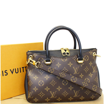 LOUIS VUITTON Pallas BB Monogram Canvas Shoulder Crossbody Bag Noir