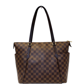 LOUIS VUITTON Totally MM Damier Ebene Shoulder Handbag