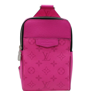LOUIS VUITTON Outdoor Sling Taigarama Crossbody Bag Fuchsia