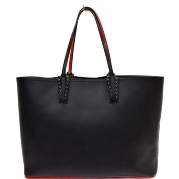 CHRISTIAN LOUBOUTIN Cabata Studded Leather Tote Bag Black