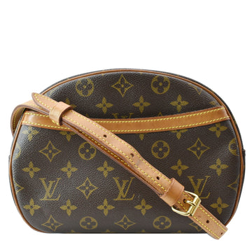 LOUIS VUITTON Blois  Monogram Canvas Crossbody Bag Brown