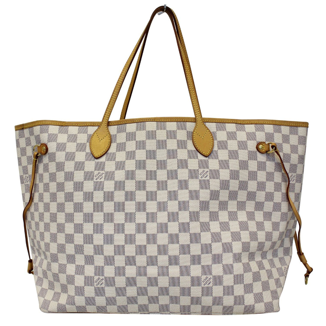 LOUIS VUITTON Neverfull GM Damier Azur Tote Shoulder Bag