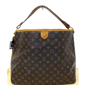 LOUIS VUITTON Delightful MM Monogram Canvas Tote Shoulder Bag